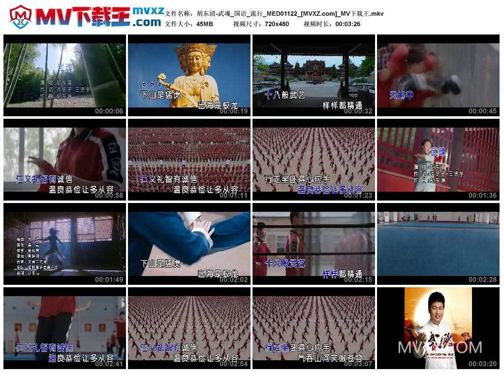 胡东清-武魂_国语_流行_MED01122